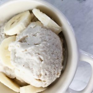 Maple Walnut Banana Frozen Yogurt
