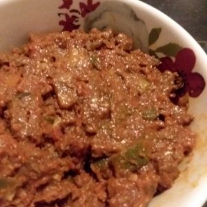 Turkey Chili with Rainbow Carrots and Bell Peppers