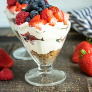 Berry Cheesecake Parfait on weight watchers