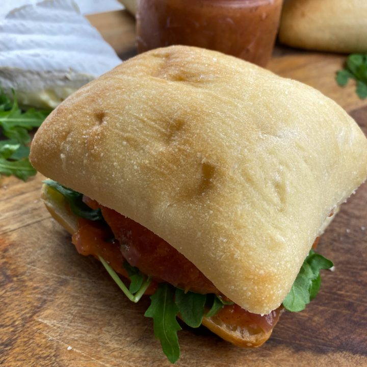Grilled Chicken and Brie Panini for summer