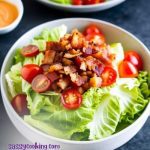 BLT Bowl with sriracha dressing lunch in a bowl for weight watchers easy recipe