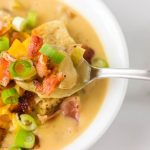 Irish Ale Potato Cheddar Soup for Weight Watchers