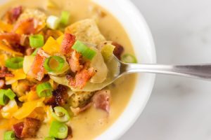 Irish Ale Potato Cheddar Soup for Weight Watchers