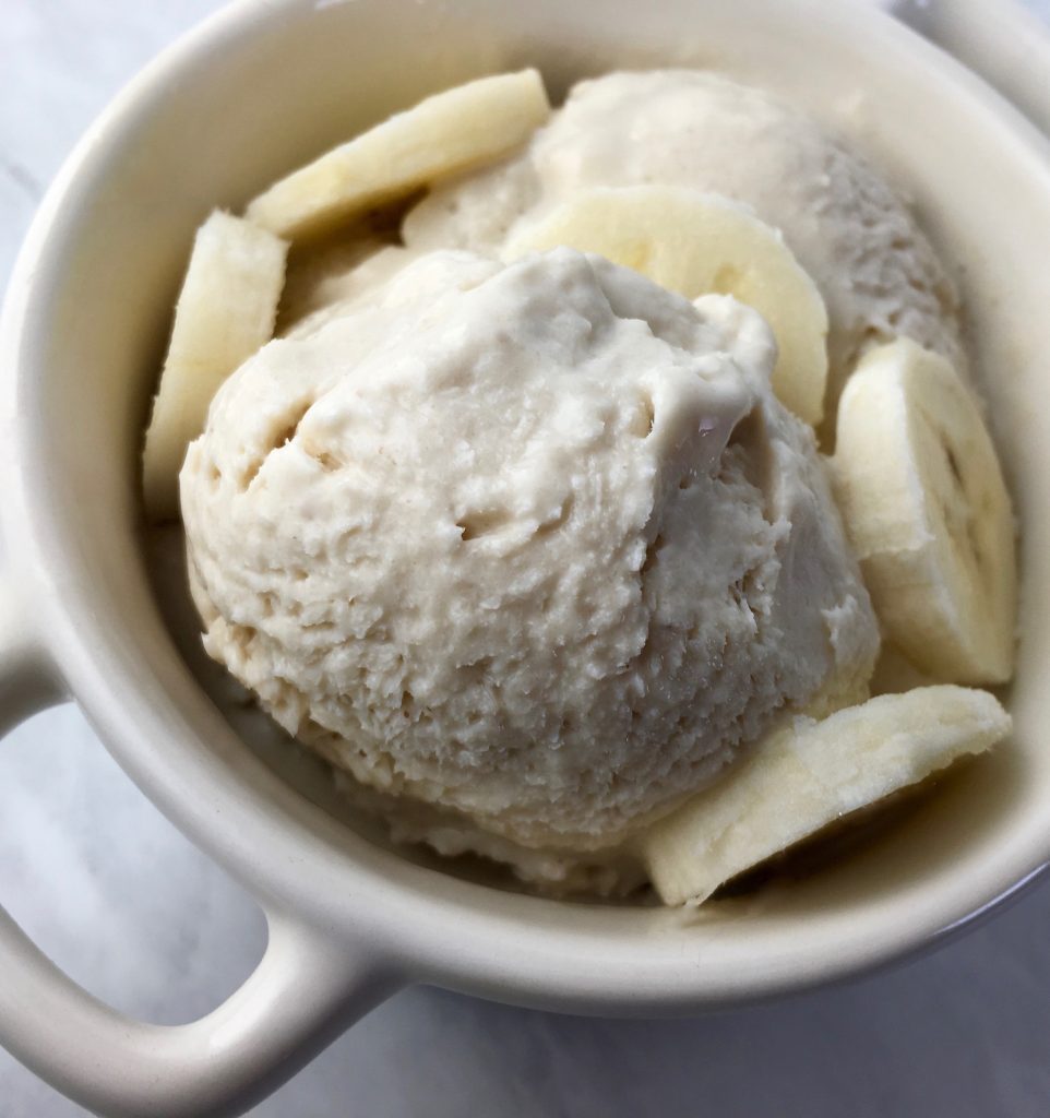 Maple Walnut Banana Frozen Yogurt