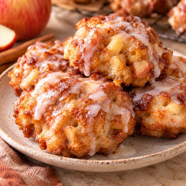 Air Fryer Cottage Cheese Apple Fritters